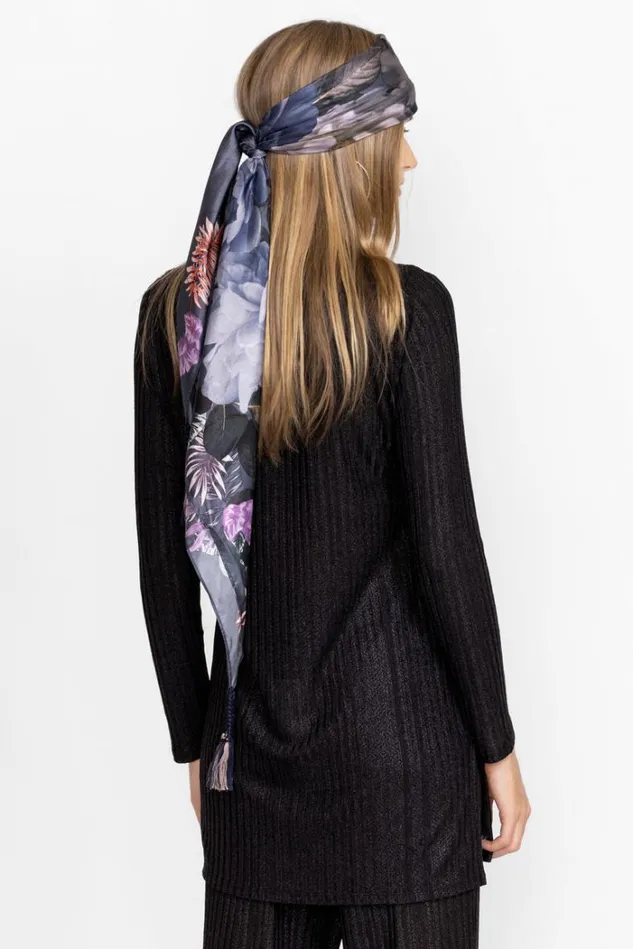 Women Grey Scarf Gray Johnny Was Scarves Women Grey Scarf Gray Johnny Was Scarves
