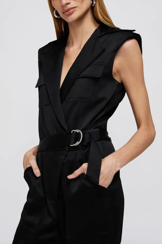 Women Haisley Jumpsuit Black Jonathan Simkhai Dresses and Jumpsuits