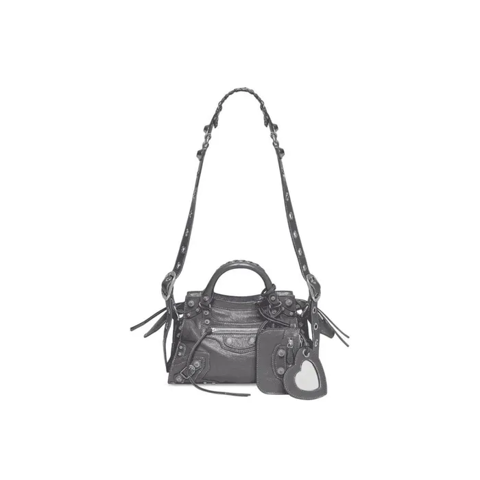 Women Handbags Balenciaga Neo Cagole Xs Handbag In Dark Grey
