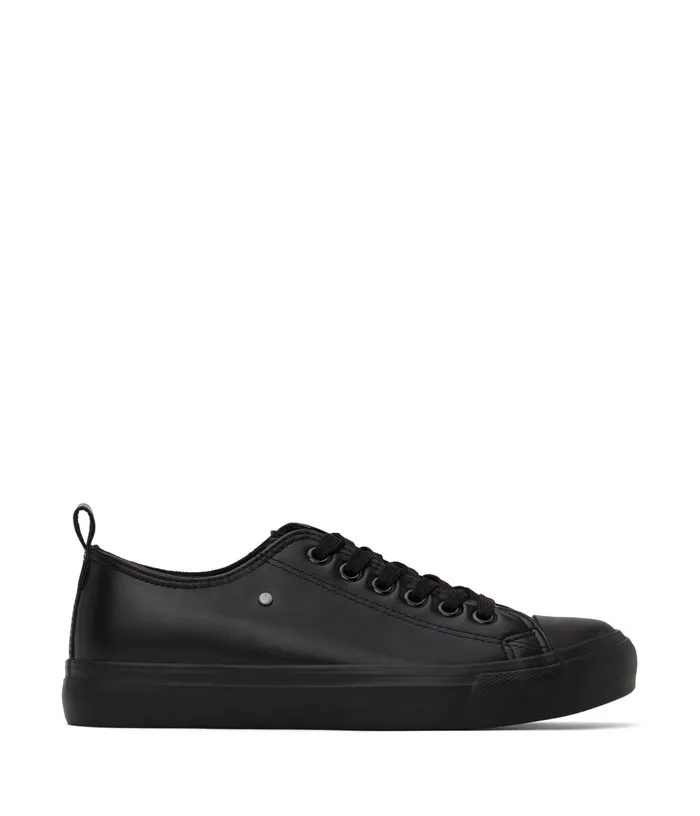 Women Hazel Vegan Sneakers Black Matt and Nat Sneakers