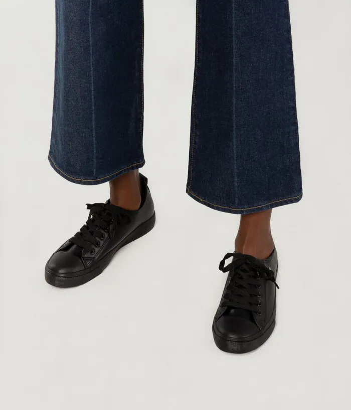 Women Hazel Vegan Sneakers Black Matt and Nat Sneakers