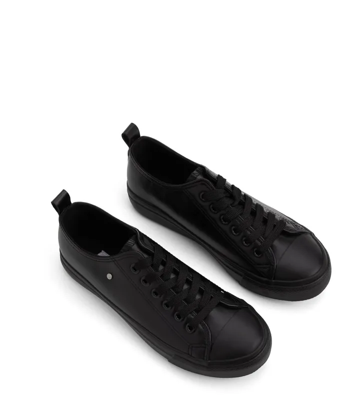 Women Hazel Vegan Sneakers Black Matt and Nat Sneakers