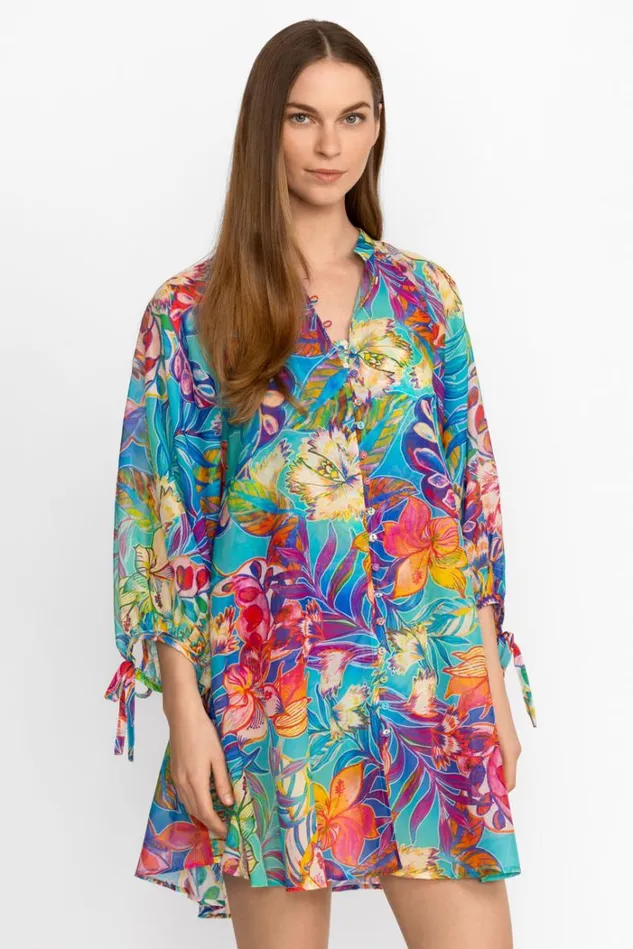 Women HELENA MINI DRESS Helena Johnny Was Swim and Resort Women HELENA MINI DRESS Helena Johnny Was Swim and Resort