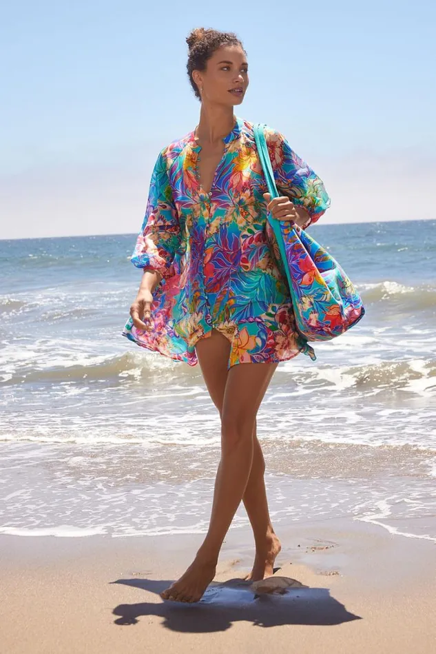 Women HELENA MINI DRESS Helena Johnny Was Swim and Resort Women HELENA MINI DRESS Helena Johnny Was Swim and Resort