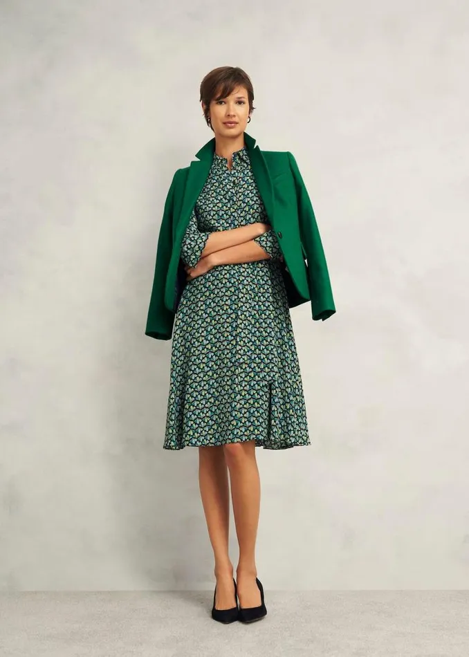 Women HOBBS Coats and Jackets Blake Wool Jacket Agate Green