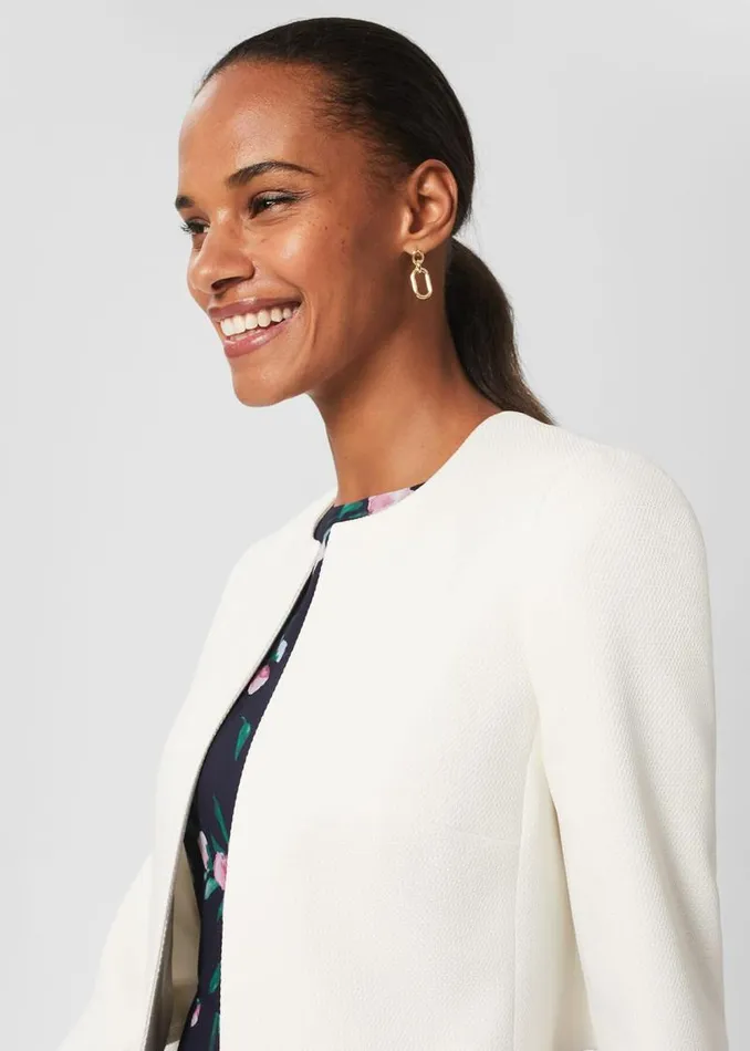 Women HOBBS Coats and Jackets Elize Jacket Ivory