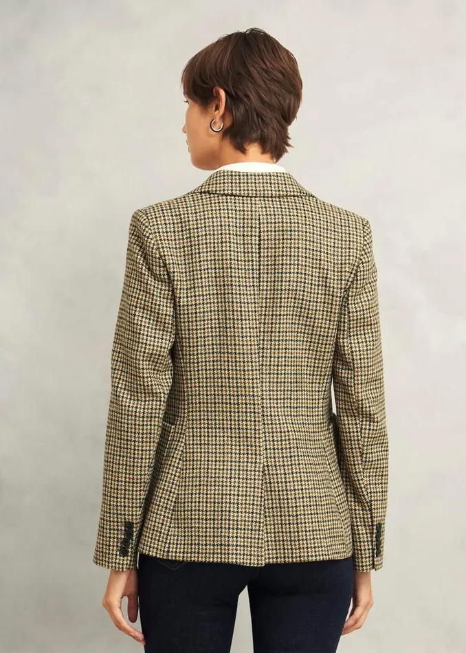 Women HOBBS Coats and Jackets Lilla Wool Jacket Brown Multi