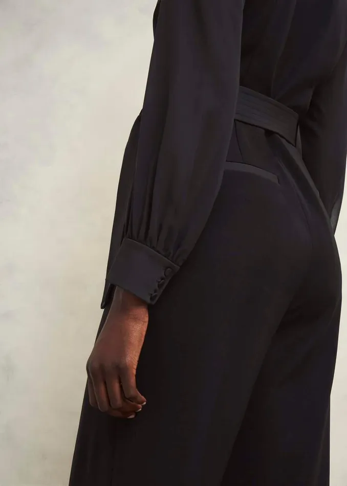 Women HOBBS Dresses and Jumpsuits Maia Sleeved Jumpsuit Hobbs Black