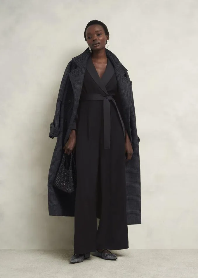 Women HOBBS Dresses and Jumpsuits Maia Sleeved Jumpsuit Hobbs Black