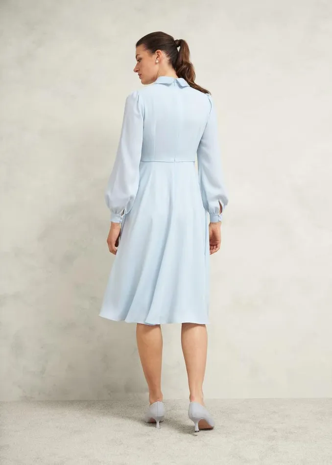 Women HOBBS Dresses and Jumpsuits Petite Ayla Dress Pale Blue