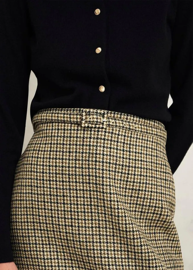Women HOBBS Skirts Lilla Skirt Brown Multi