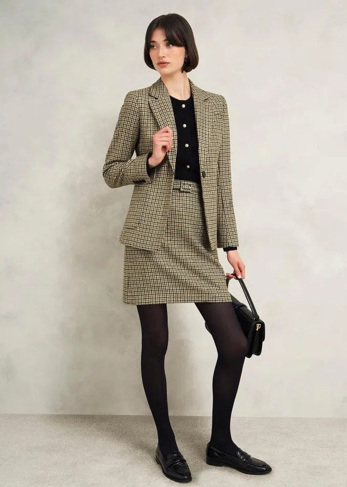 Women HOBBS Skirts Lilla Skirt Brown Multi