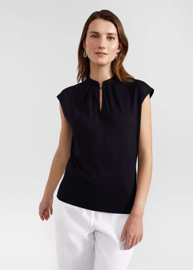Women HOBBS Tops Maeve Top Hobbs Navy
