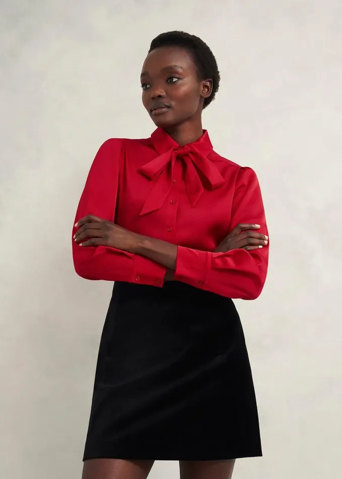 Women HOBBS Tops Ruby Blouse Red