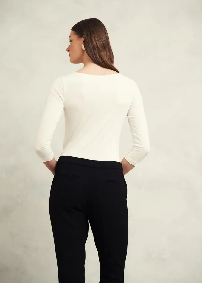 Women HOBBS Tops Sonya Plain Top Hobbs Ivory