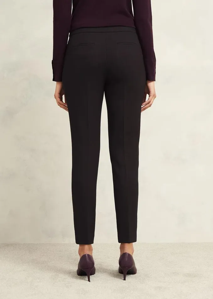 Women HOBBS Trousers Mia Slim Trousers Black