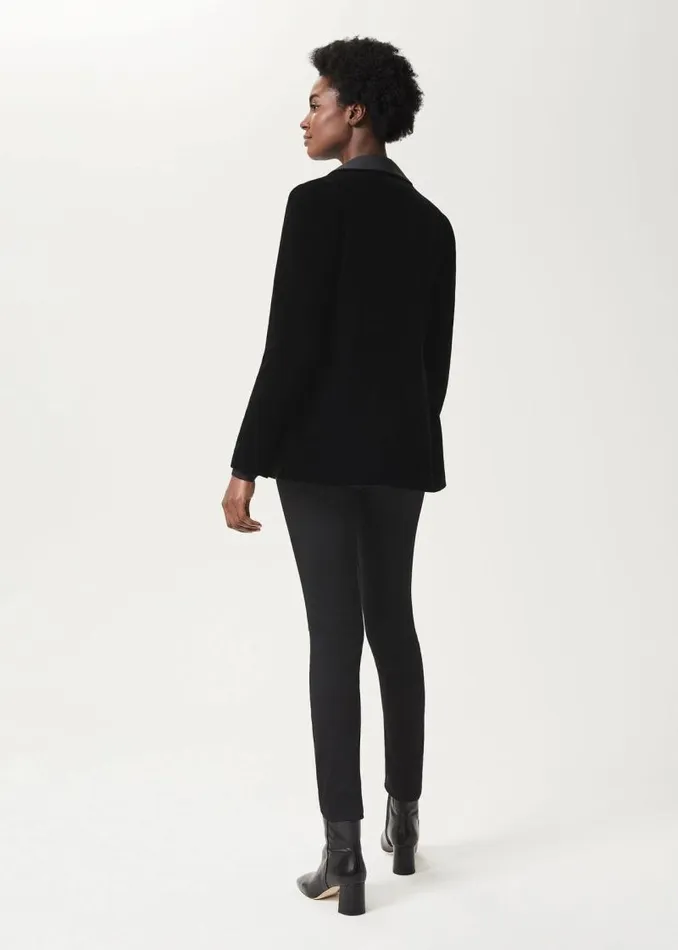 Women HOBBS Trousers Petite Gia Sculpting Jeans Black