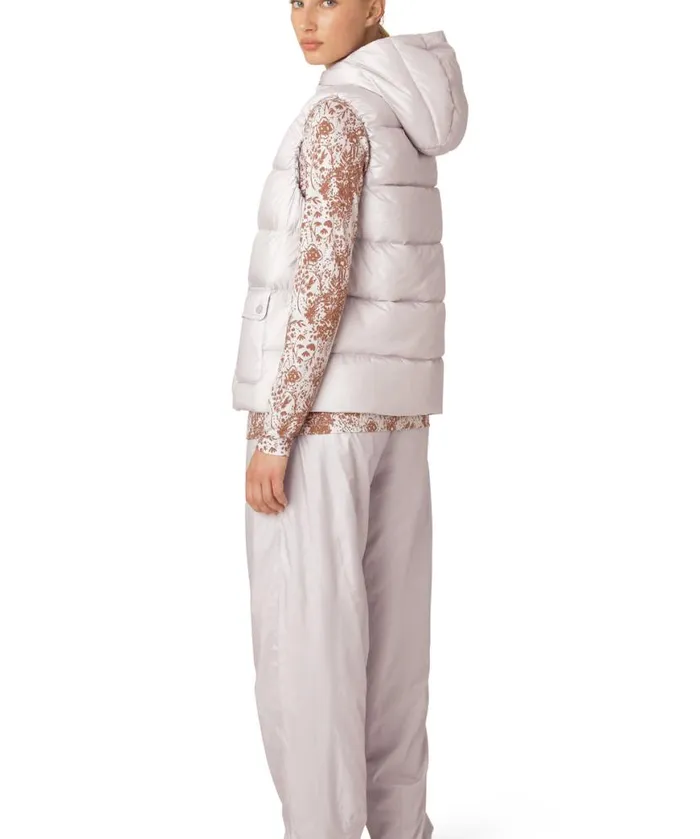 Women Ilse Jacobsen Down Vest 8211 Concrete
