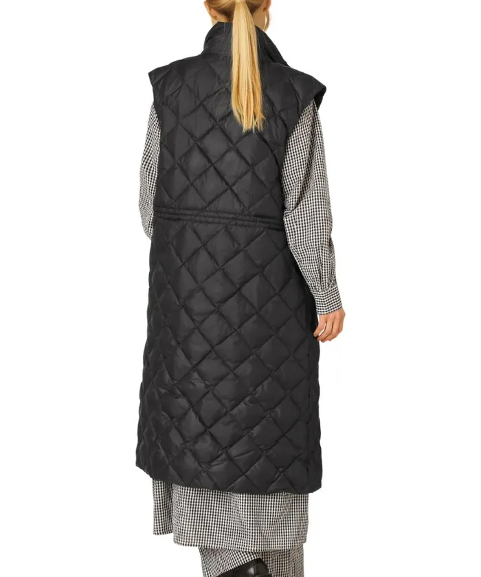 Women Ilse Jacobsen Long Down Vest 8211 Black Women Ilse Jacobsen Long Down Vest 8211 Black