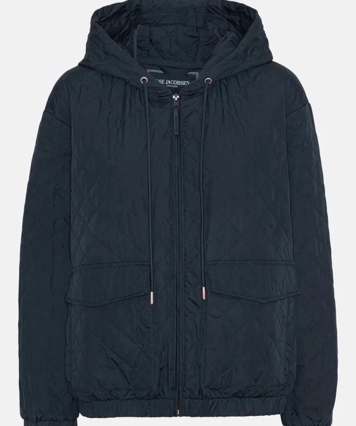 Women Ilse Jacobsen Quilt Jacket 8211 Dark Indigo Women Ilse Jacobsen Quilt Jacket 8211 Dark Indigo