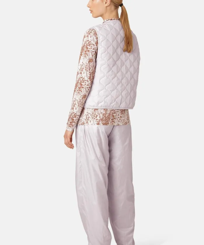 Women Ilse Jacobsen Quilt Vest 8211 Concrete