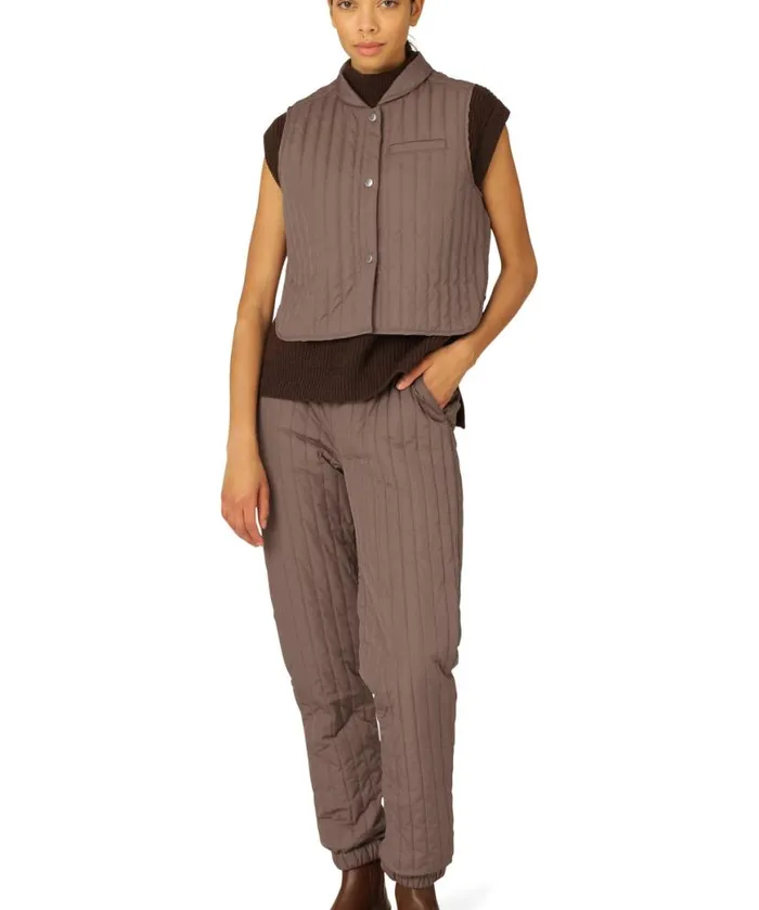 Women Ilse Jacobsen Quilt Vest 8211 Old Lavender Women Ilse Jacobsen Quilt Vest 8211 Old Lavender
