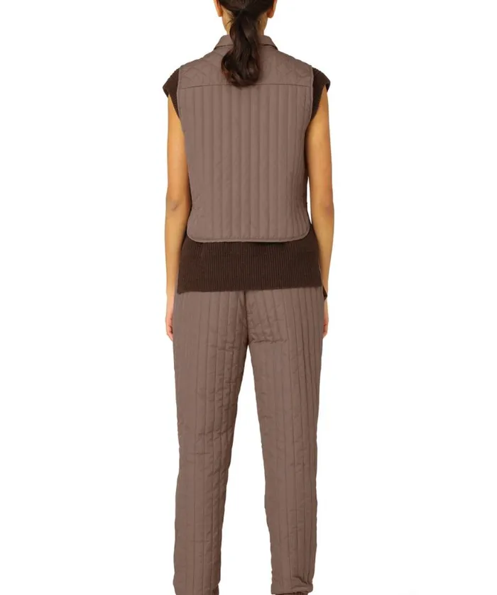 Women Ilse Jacobsen Quilt Vest 8211 Old Lavender Women Ilse Jacobsen Quilt Vest 8211 Old Lavender