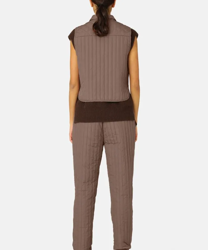 Women Ilse Jacobsen Quilt Vest 8211 Old Lavender Women Ilse Jacobsen Quilt Vest 8211 Old Lavender