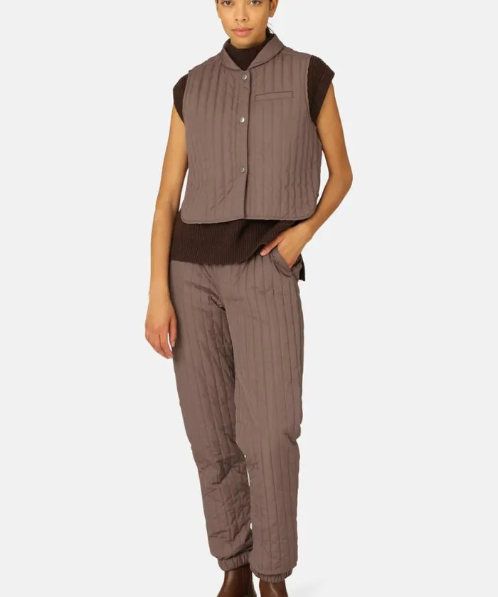 Women Ilse Jacobsen Quilt Vest 8211 Old Lavender Women Ilse Jacobsen Quilt Vest 8211 Old Lavender