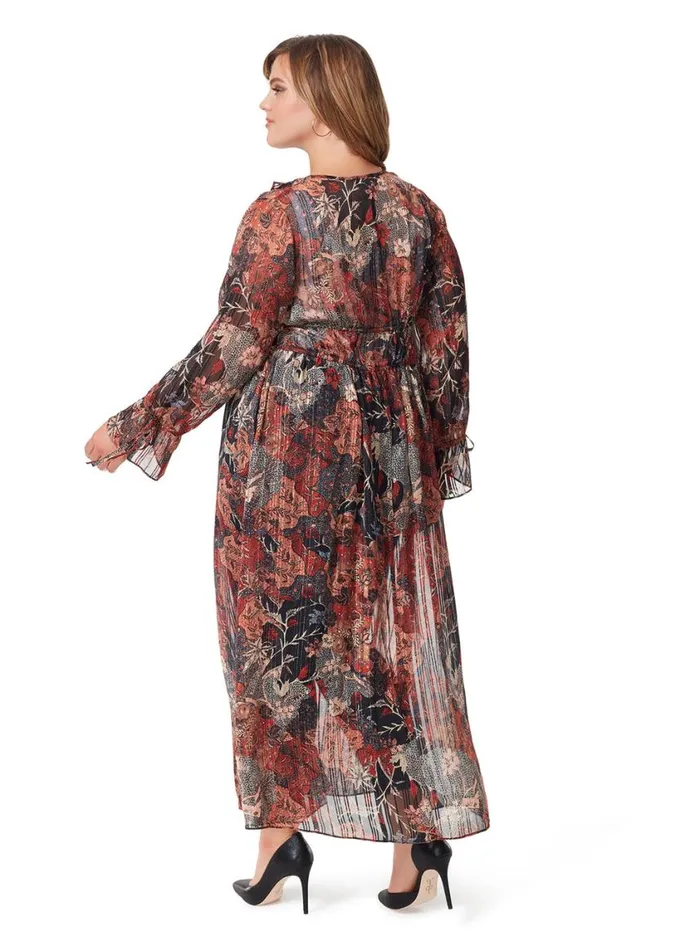 Women Jackets Blazers and Kimonos Jessica Simpson Gaia Duster In Autumn Memories
