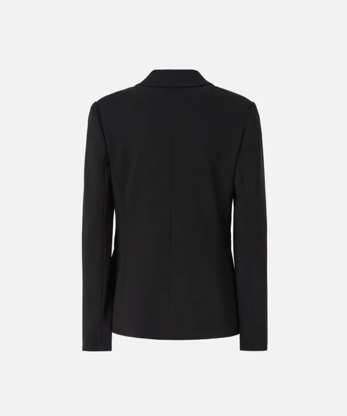 Women Jackets Pinko Blazer With Metal Buttons Limo Black Women Jackets Pinko Blazer With Metal Buttons Limo Black