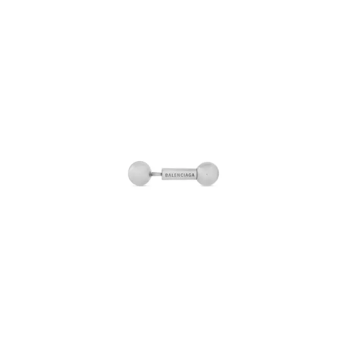 Women Jewellery Balenciaga Sharp Bar Earring In Silver