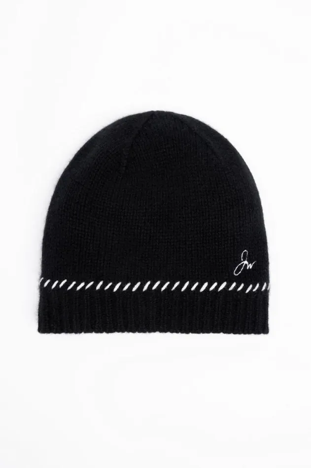 Women Jw Whipstitch Beanie Black Johnny Was Hats Women Jw Whipstitch Beanie Black Johnny Was Hats