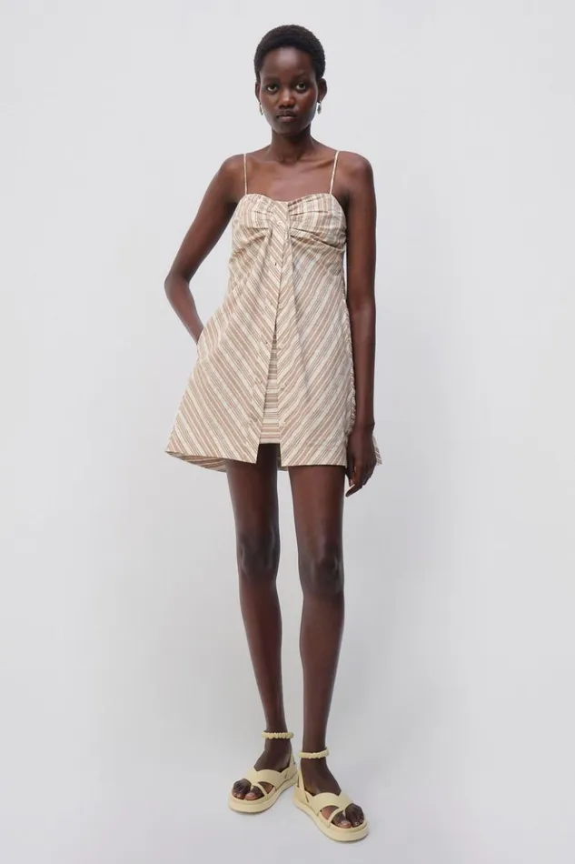 Women Kendall Dress Natural White Multi Jonathan Simkhai Dresses and Jumpsuits