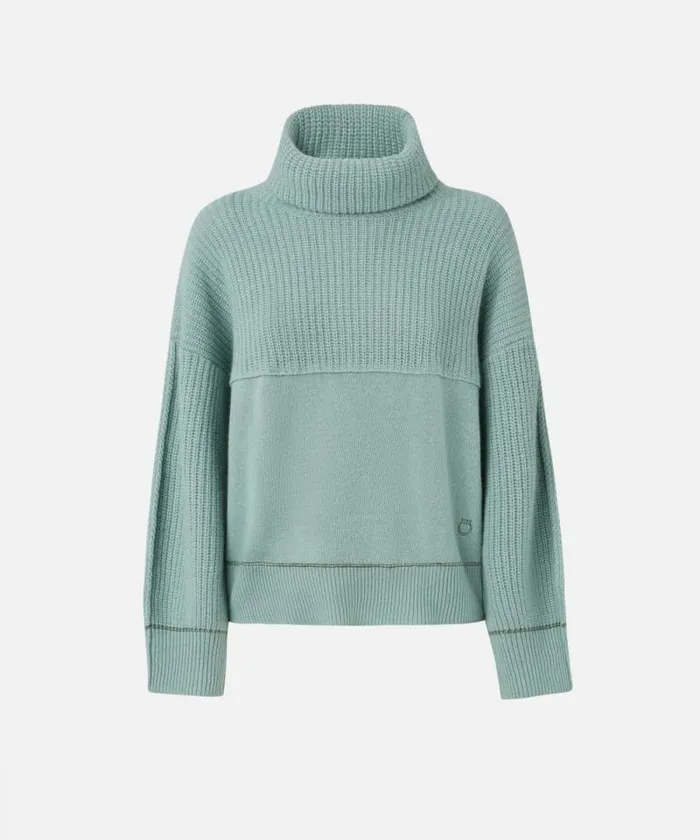 Women Knitwear Pinko Fine Wool And Cashmere Turtleneck Jumper Feldspar Women Knitwear Pinko Fine Wool And Cashmere Turtleneck Jumper Feldspar