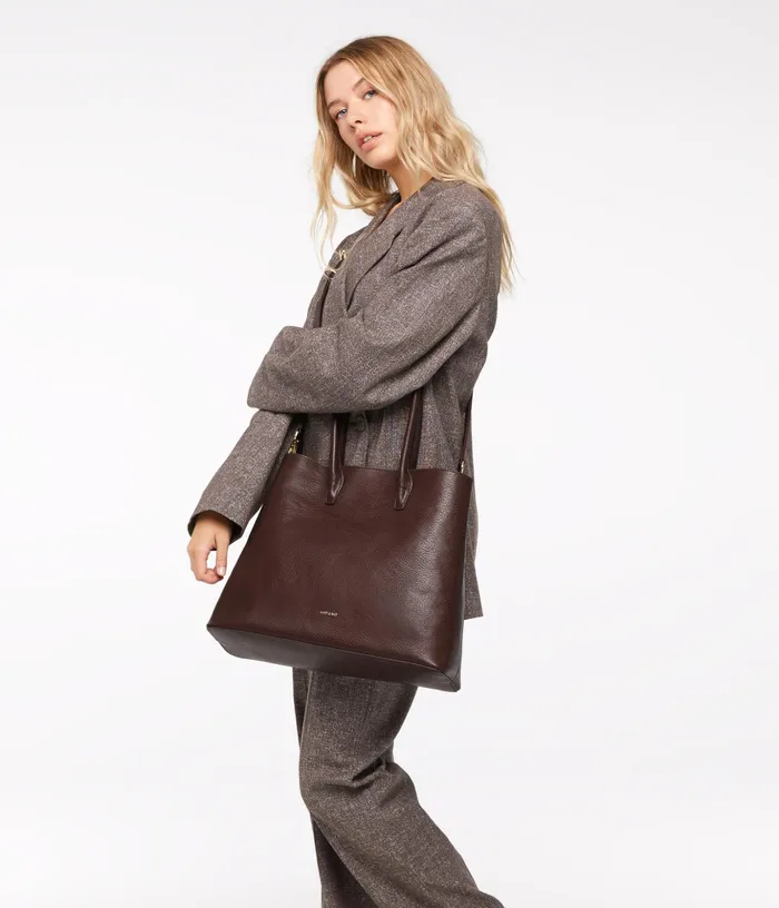 Women Krista Vegan Satchel 8211 Dwell Blackblack Matt and Nat Satchels
