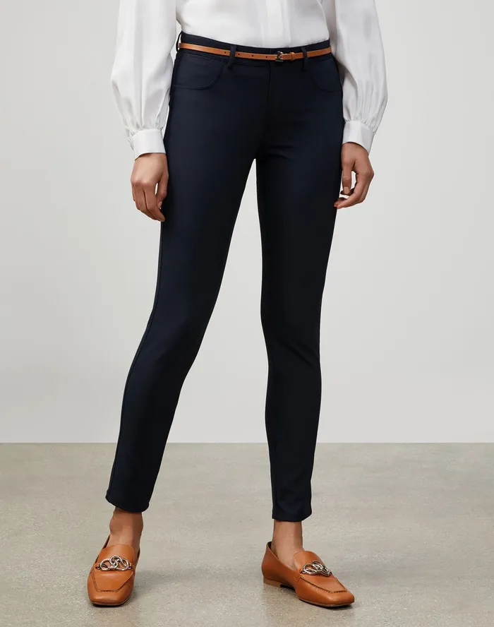 Women Lafayette 148 New York Pants and Shorts Petite Acclaimed Stretch Mercer Pant Ink Women Lafayette 148 New York Pants and Shorts Petite Acclaimed Stretch Mercer Pant Ink