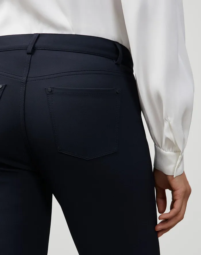 Women Lafayette 148 New York Pants and Shorts Petite Acclaimed Stretch Mercer Pant Ink