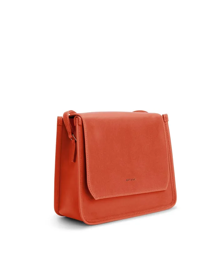 Women Lev Vegan Crossbody Bag 8211 Vintage Cardinal Matt and Nat Crossbody