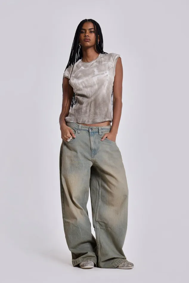 Women Light Wash Colossus Jeans Jaded London Jeans