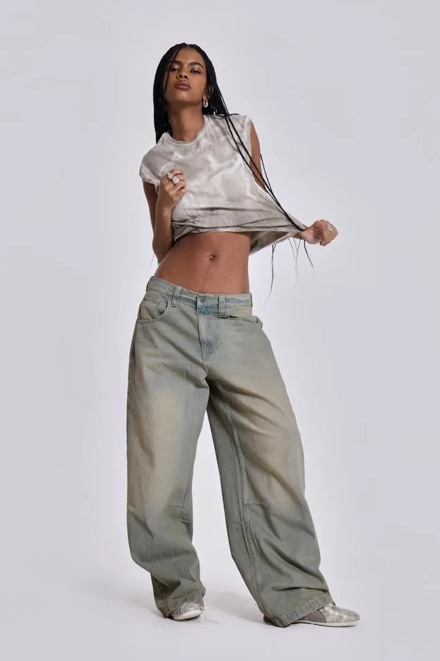 Women Light Wash Colossus Jeans Jaded London Jeans