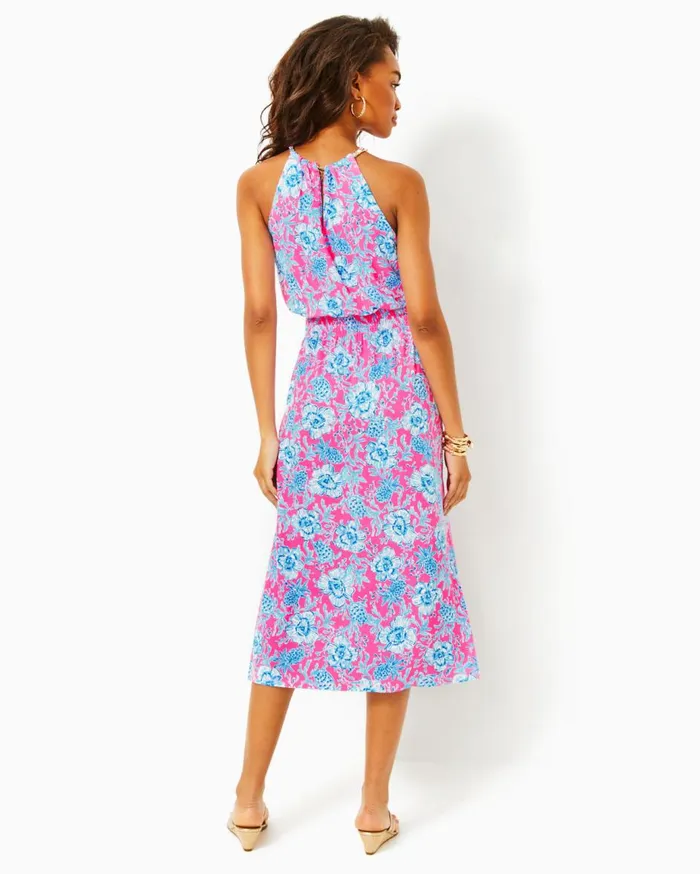 Women Lilly Pulitzer Dresses Carlynn Satin Maxi Bow Dress True Navy Women Lilly Pulitzer Dresses Carlynn Satin Maxi Bow Dress True Navy