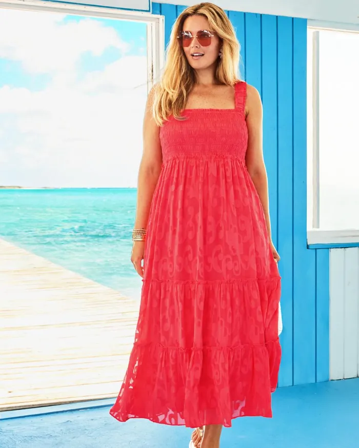 Women Lilly Pulitzer Dresses Carlynn Satin Maxi Bow Dress True Navy Women Lilly Pulitzer Dresses Carlynn Satin Maxi Bow Dress True Navy