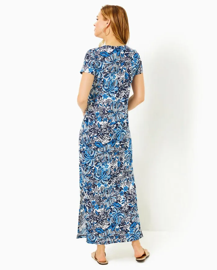 Women Lilly Pulitzer Dresses Loubella Smocked Midi Dress Multi Soiree All Day Women Lilly Pulitzer Dresses Loubella Smocked Midi Dress Multi Soiree All Day