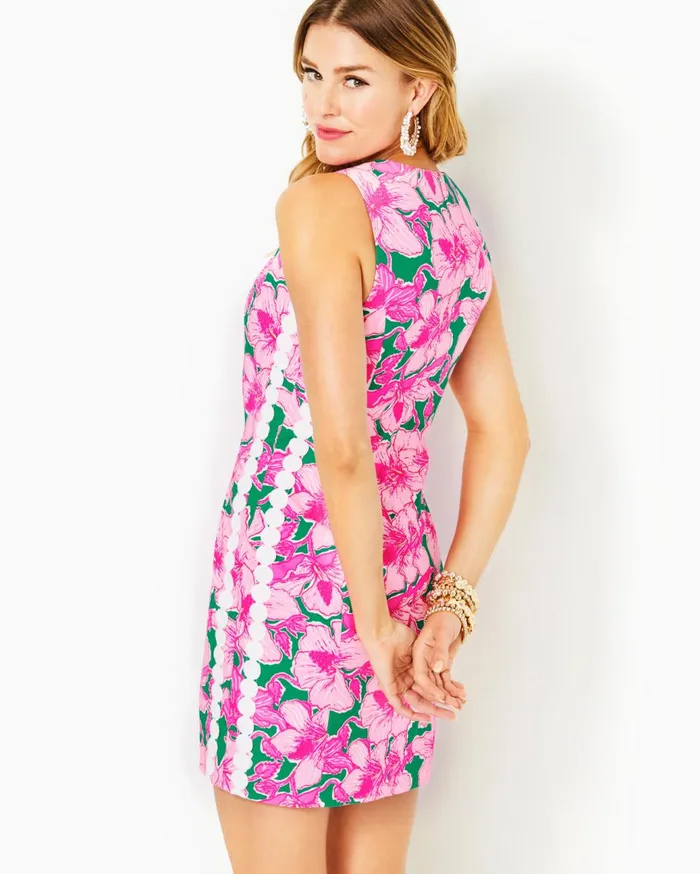 Women Lilly Pulitzer Dresses Mila Stretch Shift Dress Kelly Green Hibis Kiss Women Lilly Pulitzer Dresses Mila Stretch Shift Dress Kelly Green Hibis Kiss