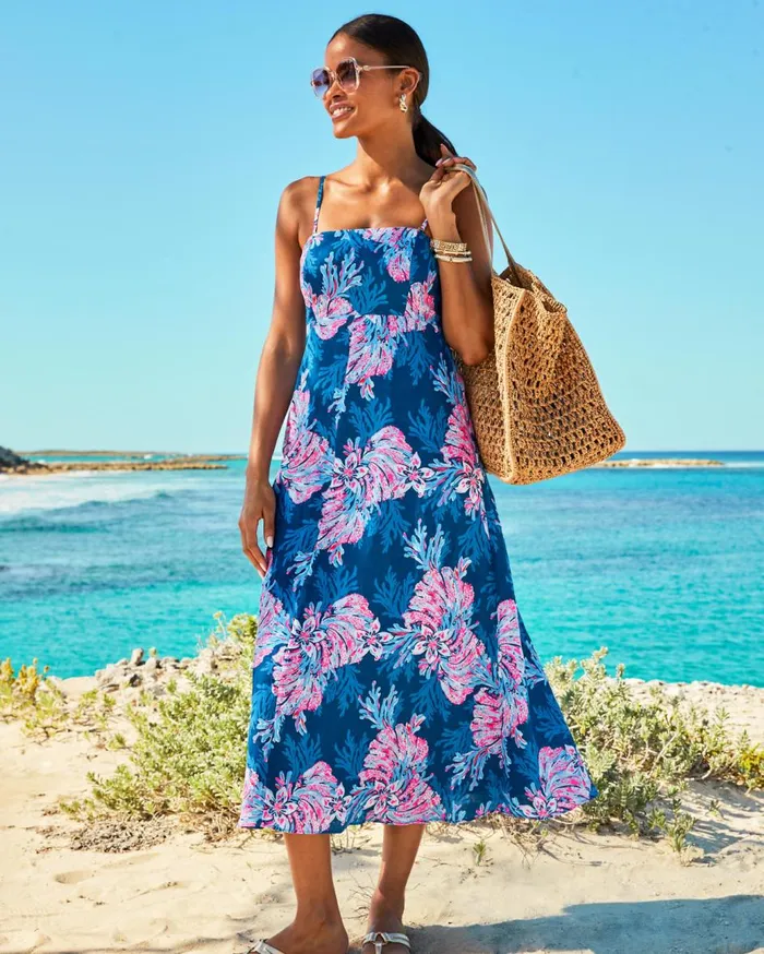 Women Lilly Pulitzer Dresses Siarra Stretch Dress Resort White Caliente Pucker Jacquard Women Lilly Pulitzer Dresses Siarra Stretch Dress Resort White Caliente Pucker Jacquard