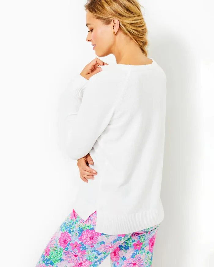 Women Lilly Pulitzer Tops Praxon Sweater Bon Bon Blue Women Lilly Pulitzer Tops Praxon Sweater Bon Bon Blue