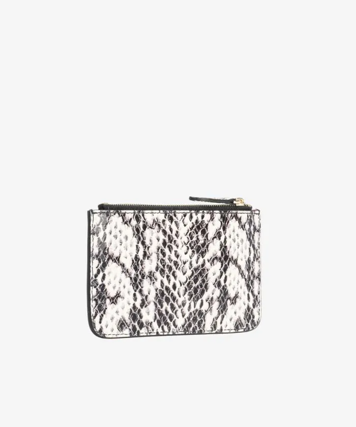 Women Limited Edition Pinko PINKO Galleria Flat Pouch In Reptile Skin Whiteblacklightgold Women Limited Edition Pinko PINKO Galleria Flat Pouch In Reptile Skin Whiteblacklightgold