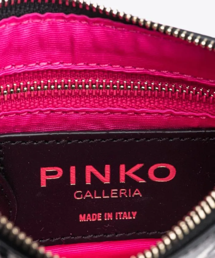 Women Limited Edition Pinko PINKO Galleria Flat Pouch In Reptile Skin Whiteblacklightgold Women Limited Edition Pinko PINKO Galleria Flat Pouch In Reptile Skin Whiteblacklightgold