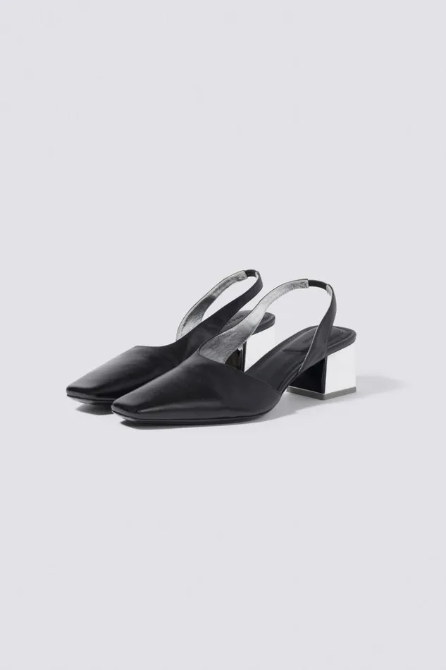Women Mac Slingback Black Jonathan Simkhai Footwear